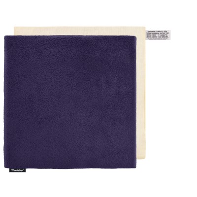(34cm) - Navy Blue Fleece Fabric and Removable Cover
