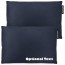 (30cm x 20cm Twin Pack) - Navy Blue Cotton Fabric and Removable Cover