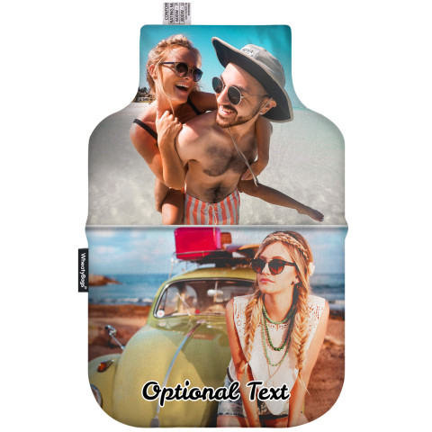 - Classic Bottle Shape Removable Cover (Optional Personalised Gift Text)