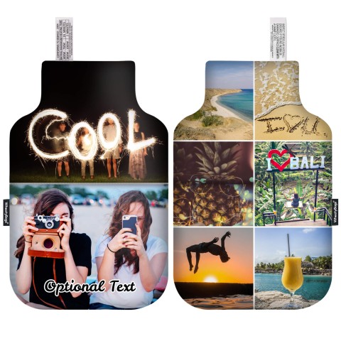 - Classic Bottle Shape with Organic Lavender (Personalised with Text)