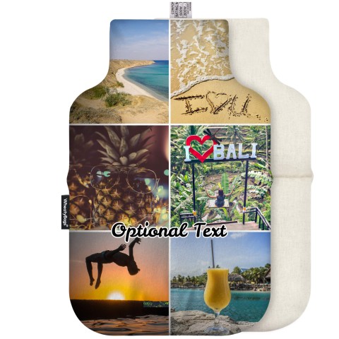- Classic Bottle Shape with Organic Lavender Removable Cover (Optional Personalised Gift Text)