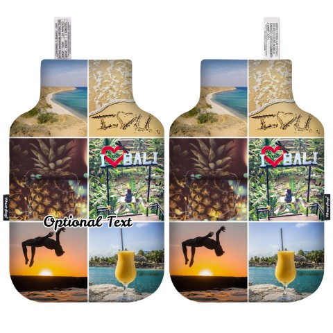 - Classic Bottle Shape with Organic Lavender (Personalised with Text)
