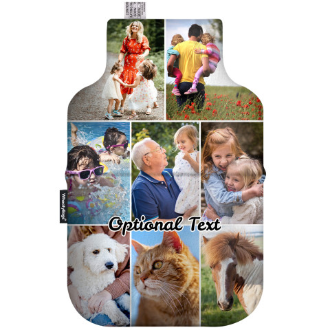 - Classic Bottle Shape Removable Cover (Optional Personalised Gift Text)