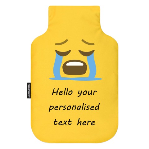 - Standard (2 Litre) - Crying Soft Velvet Polyester Fabric (Personalised with Text)