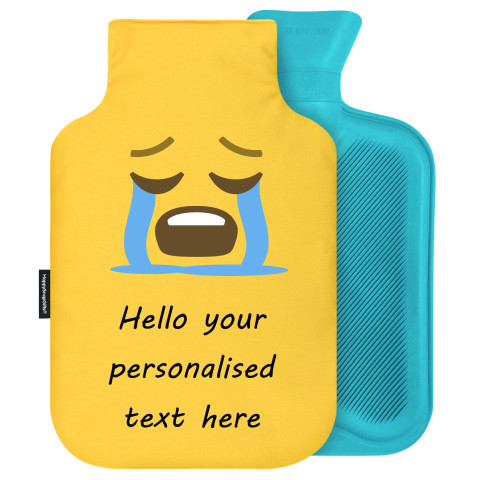 - 2 Litre Generic from Stock Available Colours - Crying Soft Velvet Polyester Fabric Removable Cover (Personalised with Text)