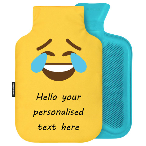 - 2 Litre Generic from Stock Available Colours - Crying with Laughter Soft Velvet Polyester Fabric Removable Cover (Personalised with Text)