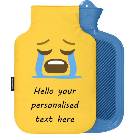 - 2 Litre Sanger Brand - Crying Soft Velvet Polyester Fabric Removable Cover (Personalised with Text)