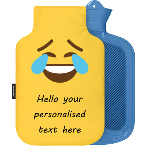 - 2 Litre Sanger Brand - Crying with Laughter Soft Velvet Polyester Fabric Removable Cover (Personalised with Text)