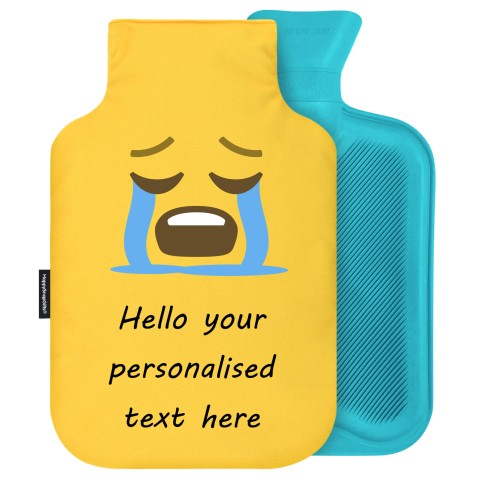 - 2 Litre Generic from Stock Available Colours - Crying Soft Velvet Polyester Fabric Removable Cover (Personalised with Text)
