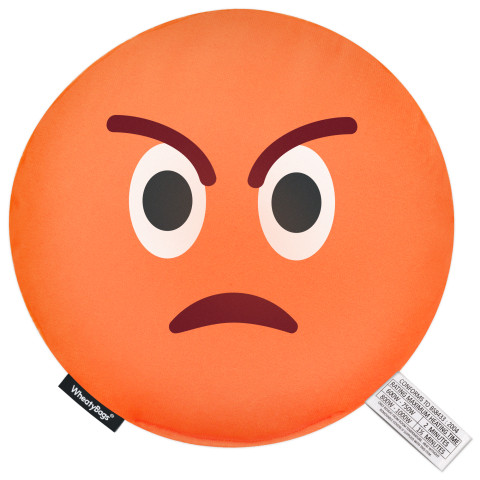 - Angry Face Mock Suede Polyester Fabric