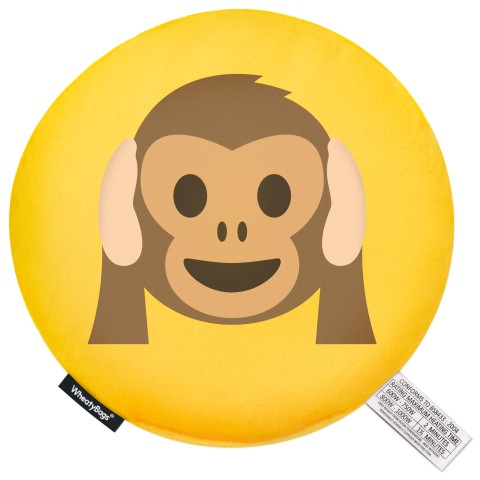 - Hear no Evil Monkey Mock Suede Polyester Fabric