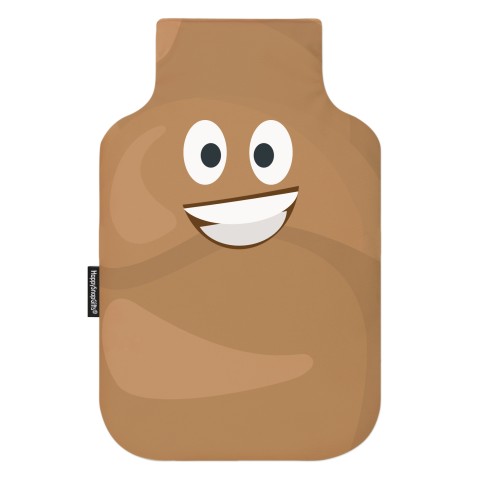 - Happy Poo Mock Suede Polyester Fabric