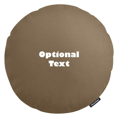 40cm - Mole Brown Luxury Cotton Fabric (Personalised with Text)