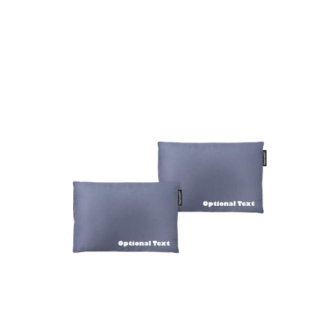- 30cm x 20cm Twin Pack and Removable Cover - Gothic Blue Luxury Cotton Fabric (Personalised with Text)