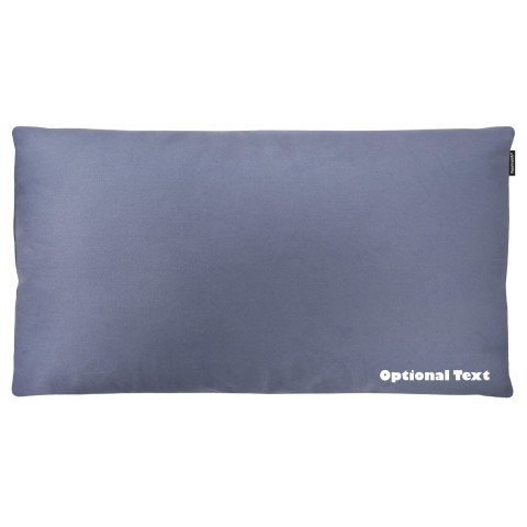 - 91cm x 48cm (King Size) and Removable Cover - Gothic Blue Luxury Cotton Fabric (Personalised with Text)