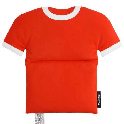 with Table Tennis Icon - Red Mock Suede Polyester Fabric (Personalised with Text)