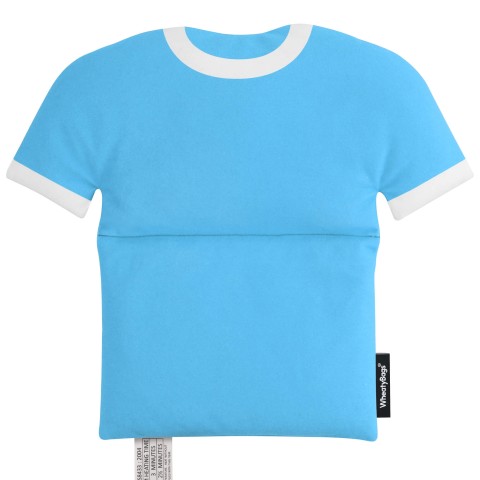 with Tennis Icon - Sky Blue Mock Suede Polyester Fabric (Personalised with Text)