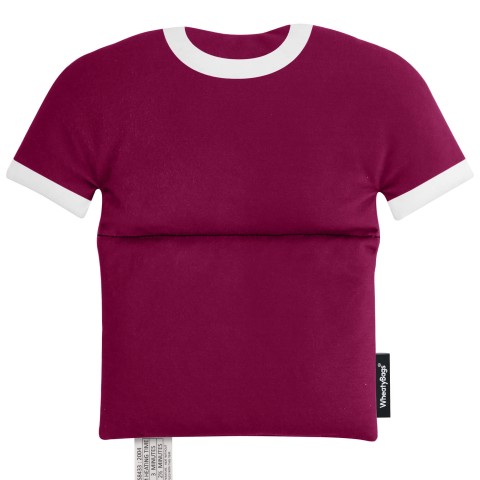 with Cycling Icon - Burgundy Mock Suede Polyester Fabric (Personalised with Text)