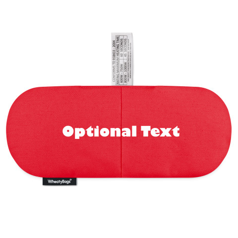 - Red Cotton Fabric (Personalised with Text)