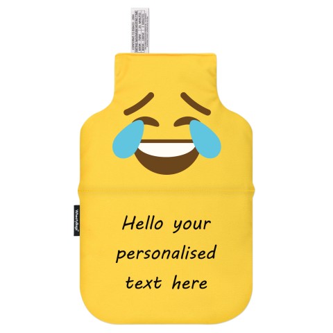 - Crying with Laughter Mock Suede Polyester Fabric (Personalised with Text)