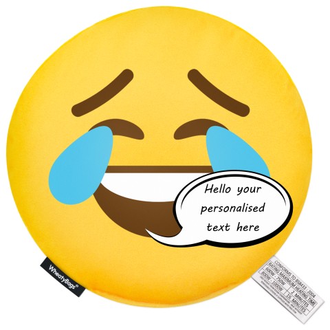 - Crying with Laughter Mock Suede Polyester Fabric (Personalised with Text)
