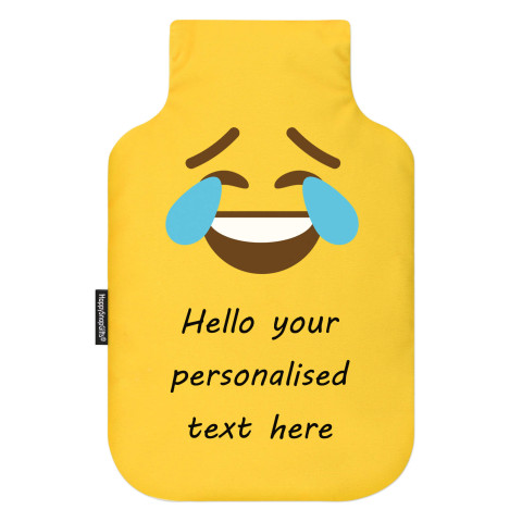 - Crying with Laughter Mock Suede Polyester Fabric (Personalised with Text)