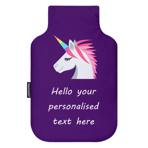 - Unicorn Mock Suede Polyester Fabric (Personalised with Text)