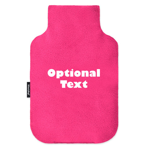 - Fuchsia Pink Fleece Fabric (Personalised with Text)