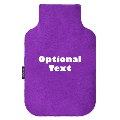 - Purple Fleece Fabric (Personalised with Text)