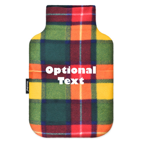 - Tartan Colour Check Fleece Fabric (Personalised with Text)