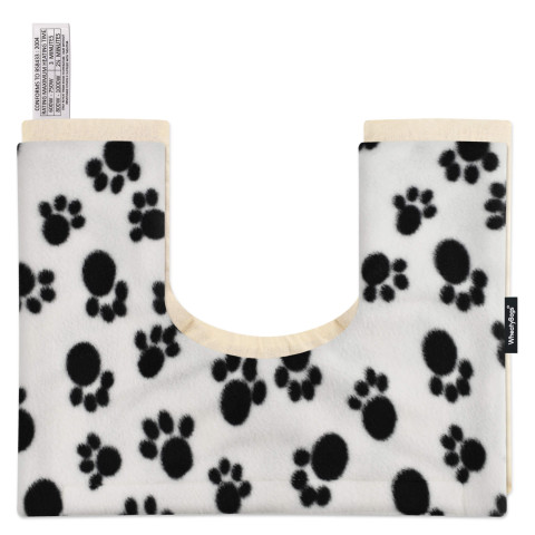 and Removable Cover (Hook & Loop Opening) - Paws Print Fleece Fabric