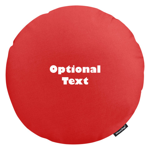 40cm - Red Polycotton Fabric (Personalised with Text)