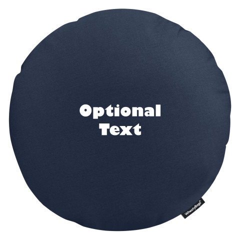 40cm - Navy Blue Polycotton Fabric (Personalised with Text)
