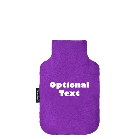 - Mini (750ml) - Purple Fleece Fabric and Removable Cover (Personalised with Text)