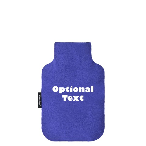 - Mini (750ml) - Royal Blue Fleece Fabric and Removable Cover (Personalised with Text)
