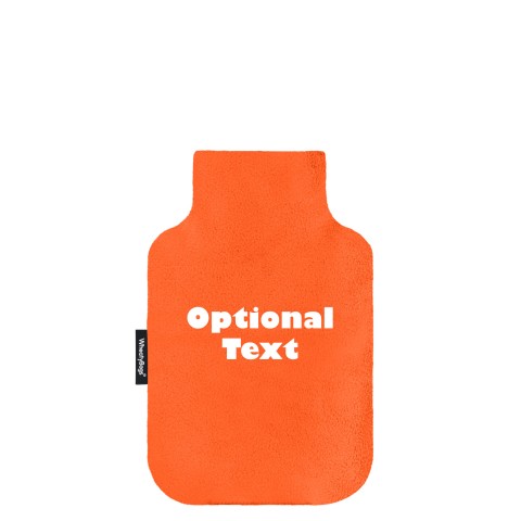 - Mini (750ml) - Orange Fleece Fabric and Removable Cover (Personalised with Text)