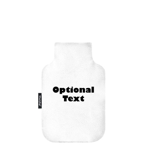- Mini (750ml) - White Fleece Fabric and Removable Cover (Personalised with Text)