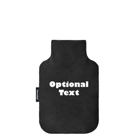 - Mini (750ml) - Black Fleece Fabric and Removable Cover (Personalised with Text)
