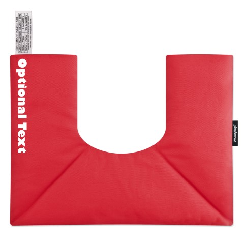 - Red Cotton Fabric (Personalised with Text)
