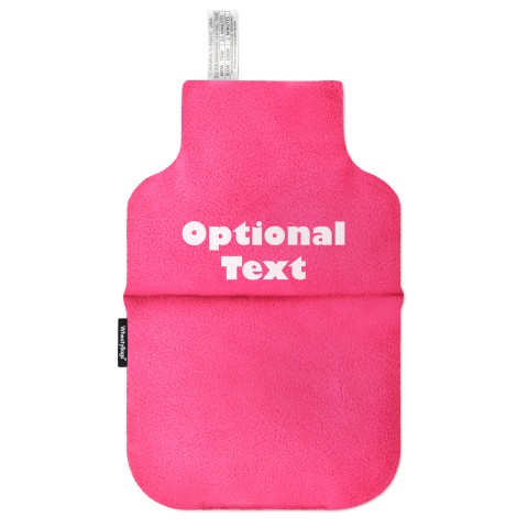 - Fuchsia Pink Fleece Fabric (Personalised with Text)