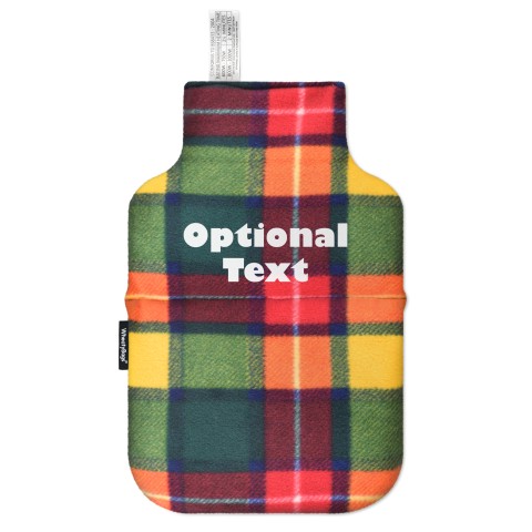 - Tartan Colour Check Fleece Fabric (Personalised with Text)