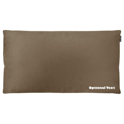 (91cm x 48cm King Size) - Chocolate Luxury Cotton Fabric and Removable Cover