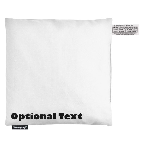 (23cm) - White Polycotton Fabric and Removable Cover