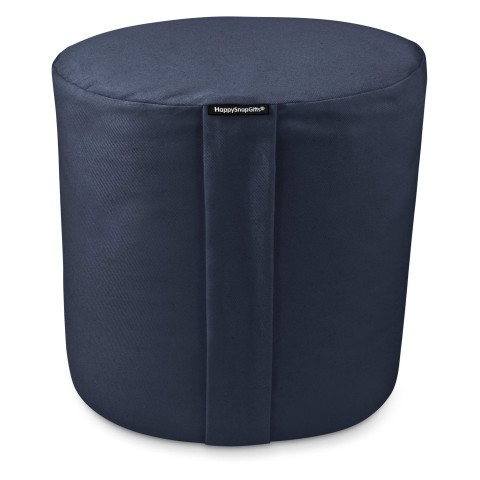 (30cm x 30cm) - Navy Blue Cotton Fabric and Removable Cover (Personalised with Text)