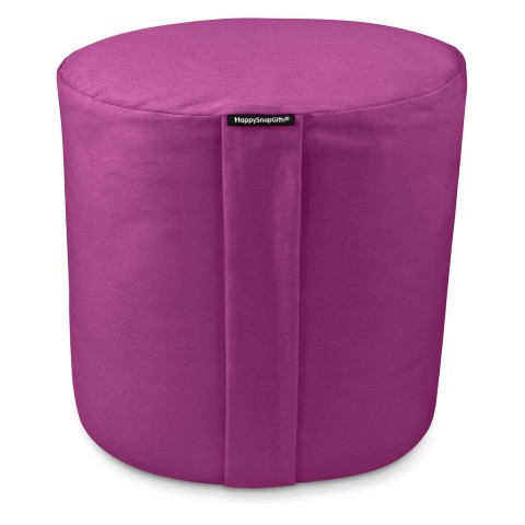 (30cm x 30cm) - Purple Cotton Fabric and Removable Cover (Personalised with Text)