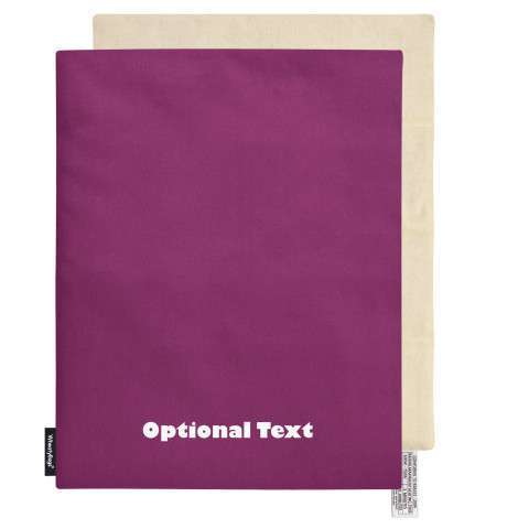 - Purple Cotton Fabric and Removable Cover