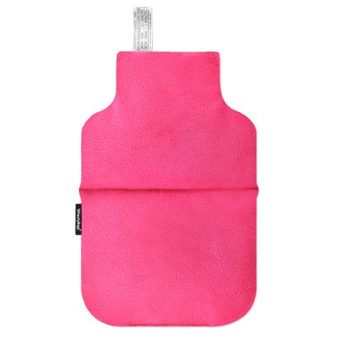 - Fuchsia Pink Fleece Fabric with Lavender (Personalised with Text)