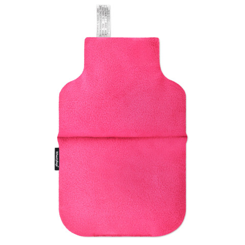 - Fuchsia Pink Fleece Fabric with Lavender and Removable Cover (Personalised with Text)