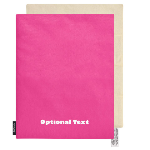 - Bubblegum Pink Cotton Fabric and Removable Cover