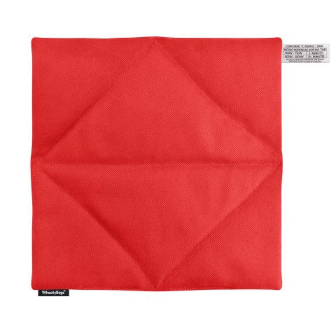 - Red Cotton Fabric (Personalised with Text)